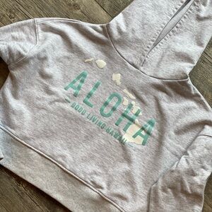 Gray Aloha Hoodie
